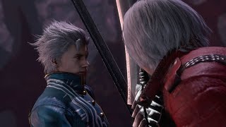 Vergil Vs Dante Full Fight Greatest Sword User  Dmc4 [upl. by Lokin970]