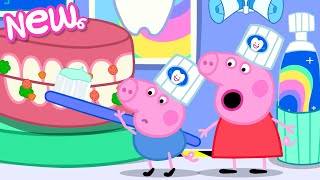 Peppa Pig Tales 🦷 The Toothpaste Factory 🪥 BRAND NEW Peppa Pig Episodes [upl. by Nlocnil]