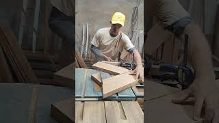 Cortando PÉ DE MESA em X na esquadrejadeira caseira diy woodworking whatsappstatus [upl. by Roley264]