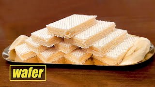 How to make wafer at homemaking homemade wafer [upl. by Iramohs639]