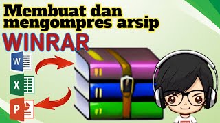 Cara mengkompres arsip dan mengekstrak winrar [upl. by Wieche]