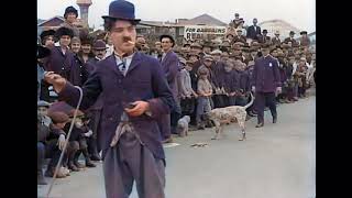 Charlie Chaplin  Kid Auto Races at Venice 1914 Colorized  Slowed  Audio [upl. by Stace503]