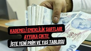 Kademeli emeklilik ayyuka çıktı Milyonlara erken emeklilik geldi [upl. by Nolie]