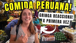 🇵🇪😱 Probamos la COMIDA PERUANA POR PRIMERA VEZ 🤔 Es tan buena como dicen PERU 2 🇵🇪 [upl. by Gonsalve120]