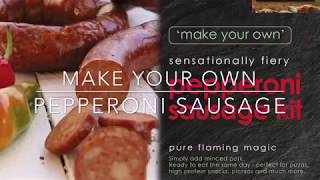 Make your own Pepperoni Sausage Making Kit  Gift [upl. by Ased]