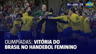 Brasil estreia com vitória no handebol feminino [upl. by Andromada]