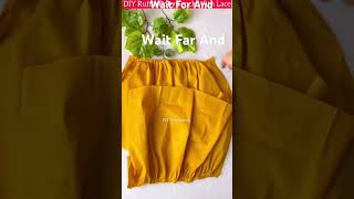 How to Dly Ruffle Baby Froc Wiock With Lace youtube [upl. by Jet935]