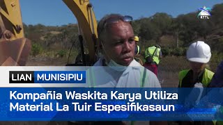 Kompañia Waskita Karya Utiliza Material La Tuir Espesifikasaun [upl. by Steele]