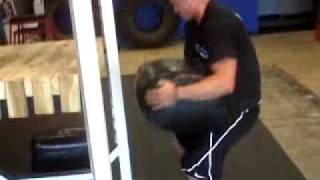 PSS  Michael Fultz loads the 300 lb Sandbag [upl. by Carolus]