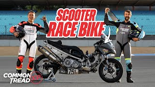 The Worst Race Bike Ever Yamaha TMAX 500 Scooter Track Build  Common Tread XP [upl. by Girvin50]