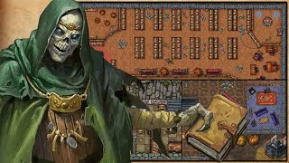 Spooky Ghost Library  Let’s Create an Undead Map for DnD [upl. by Nilde]