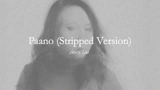 Denice Lao  Paano Stripped Version Official Audio [upl. by Vallo147]