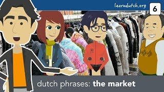 Dutch phrases at the market using adjectives het bijvoeglijk naamwoord [upl. by Peedsaj]