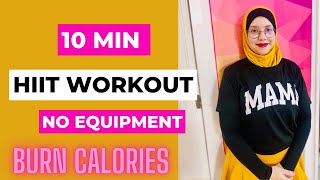 Quick amp Sweaty 10Minute HIIT Workout for Busy Moms [upl. by Pam]