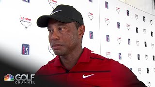 Tiger Woods says playing once a month is reasonable after Hero World Challenge  Golf Channel [upl. by Enilorac509]