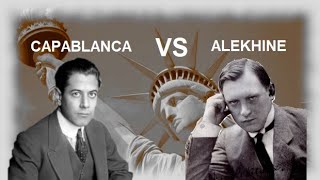 Capablanca vs Alekhine Nueva York 1924 R4 [upl. by Espy647]