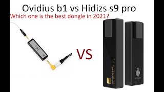 Review Ovidius B1 vs Hidizs S9 proWhich one is the best dongle in 2021 Thai ver Eng description [upl. by Drofkcor]