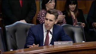 Hawley Presses Biden Judicial Nominees On Their Lenient Sentences For Child Sexual Assault Predators [upl. by Teerpnam778]