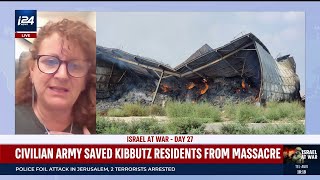 Civilian army saved Kibbutz residents from Hamas massacre A survivors testimony [upl. by Llenhoj]