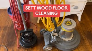 Damaged hardwood floor cleaning in Tallahassee [upl. by Chyou]