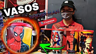 Unboxing de los Vasos SPIDERMAN NO WAY HOME de CINEMEX [upl. by Notyalc]