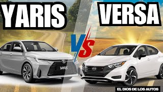 TOYOTA YARIS VS NISSAN VERSA ¿CUAL ES MEJOR [upl. by Derfniw472]