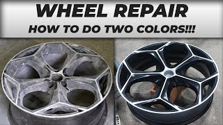 Wheel Restoration TWO COLORS Tips and Tricks [upl. by Gora414]