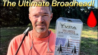 The Ultimate Broadhead Is Here VPA OMEGA Single Bevel Razor Sharp Is Finally Easy [upl. by Anayad]