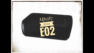 Canon Mp287 Error E02 [upl. by Doherty]