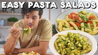 PASTA SALADS YOULL LOVE 4 WAYS Perfect for Potlucks [upl. by Rheingold]