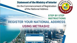 QATAR NATIONAL ADDRESS REGISTRATION THROUGH METRASH2 APPLICATION [upl. by Asusej]