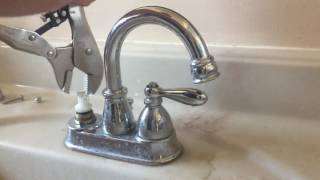 How to remove a stuck Moen sink cartridge [upl. by Selima]