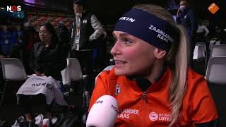 Perfect teamspel levert goud en brons op voor Marijke Groenewoud en Irene Schouten [upl. by Ezeerb]