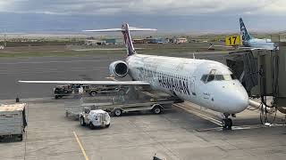 Hawaiian Airlines Boeing 717200 Kahului OGG  Honolulu HNL Economy 4K [upl. by Lotti464]