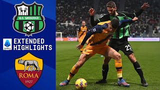 Sassuolo vs Roma Extended Highlights  Serie A  CBS Sports Golazo [upl. by Jarvis]