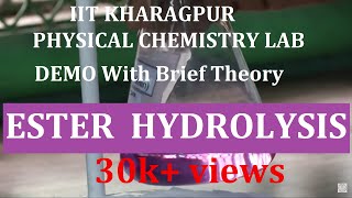 Ester Hydrolysis Estimation of Rate of K1 Reaction  Theory Practical Viva Ques Study Material [upl. by Boggers]