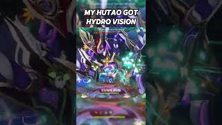 MY HUTAO GOT HYDRO VISION genshinimpact [upl. by Norraa]