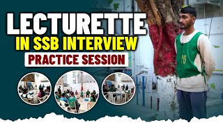 Lecturette Practice Session for SSB Interview  How to Deliver A Lecturette in the SSB Interview [upl. by Aniala419]