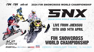 FIM SNOWCROSS WORLD CHAMPIONSHIP Joensuu Finland 1442024 [upl. by Radford]