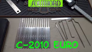 724 Review SouthOrd C2010 Euro Lock Pick Set [upl. by Bonilla]