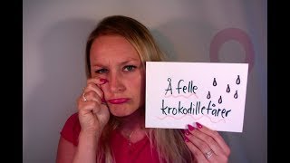 Video 351 Idiom nummer 51 Å felle krokodilletårer [upl. by Ozkum]