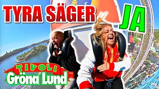 TYRA SÄGER JA PÅ GRÖNA LUND [upl. by Secnarfyram]