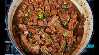 Stew ed Pork  CaribbeanPotcom [upl. by Neyuh]