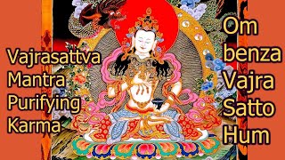 HD Om benza satto hum  Vajrasattva mantra purifying karma  Healing meditation music [upl. by Dixie435]