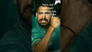 Haris Rauf destroyed Australia in Australia  5wickets haul [upl. by Tabby]