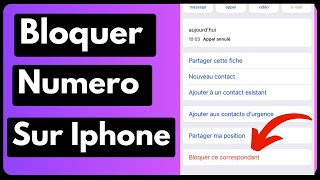 Comment Bloquer Les Numero Inconnu Sur Iphone Facile [upl. by Aleda]