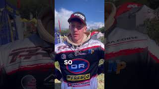 Mitch Brightmore interview after qualifying P2 at the hixpania hard enduro [upl. by Arand]