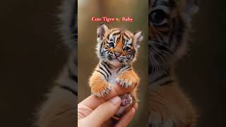 Cute Baby Tiger 🐅 tiger animals tigers love tigerlife cute tigerlove Jhakjhoran Lal Roster [upl. by Anav408]