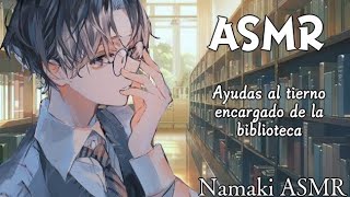 ASMR Le robas un beso al encargado de la biblioteca M4F [upl. by Andrus]