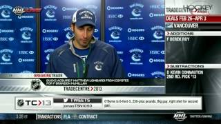 Roberto Luongo quotMy Contract Sucksquot [upl. by Azilem450]